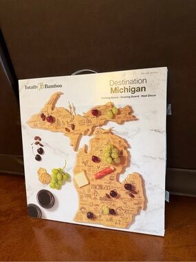Totally Bamboo Destination Michigan Bamboo Cutting & Grazing Board